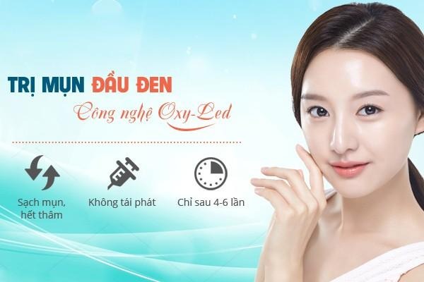 trị mụn bằng oxy led
